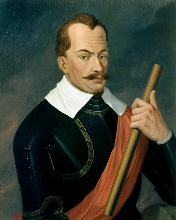 Albrecht von Wallentesin după un tablou de Julius Schnorr von Carolsfeld