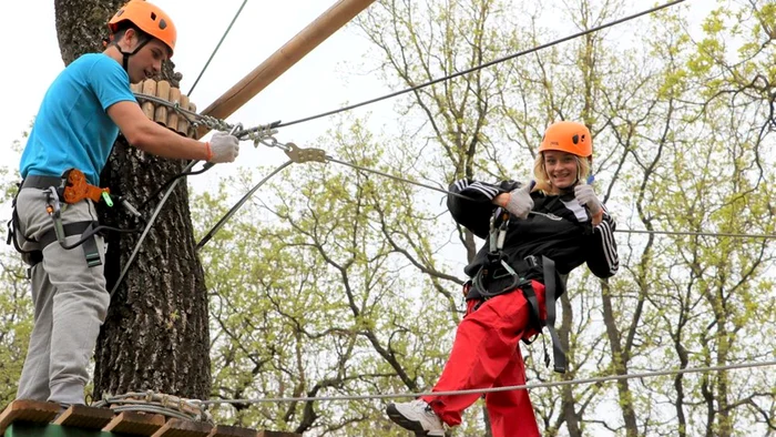 Copiii deja au luat cu asalt traseele. FOTO: CJ Galaţi