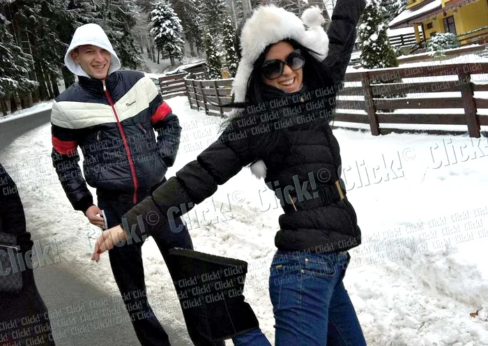 Daniela Crudu și Mihai Costea au petrecut împreună Revelionul și s-au bucurat de o vacanţă la munte