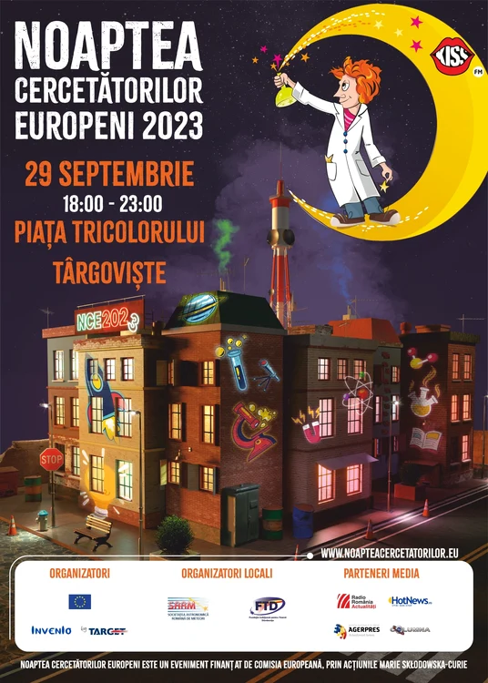Noaptea Cercetătorilor Europeni, la Târgoviște. FOTO Valentin Grigore