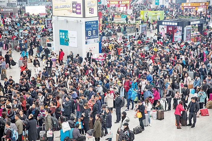 Aşa arată aeroporturile, de Anul Nou Chinezesc