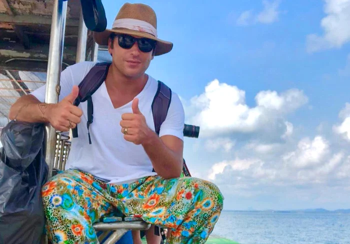 
    Radu Vâlcan a stat mai bine de o lună în Thailandafoto: arhivă personală  