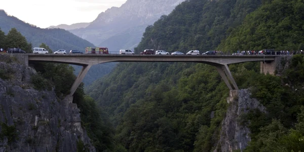 Vedere asupra locului în care s a produs accidentul de autocar din Muntenegru  (Foto: Reuters) jpeg