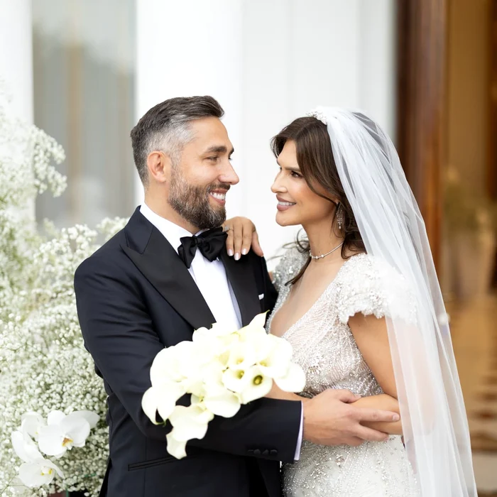 Monica Bîrlădeanu s-a căsătorit cu Valeriu Gheorghiță Foto: Monica Bîrlădeanu/Facebook