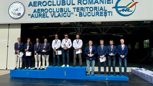 Podiumul competiției internaționale a fost ocupat de piloții români Foto: Facebook