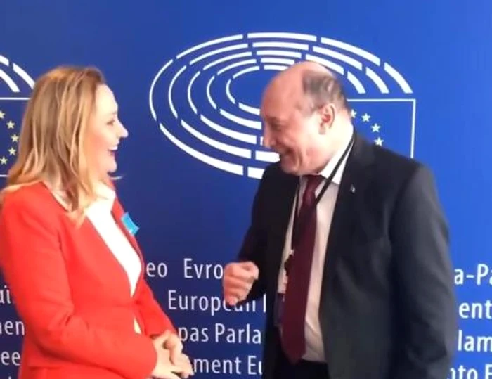 Elena Lasconi și fostul președinte Traian Băsescu FOTO: Adevărul