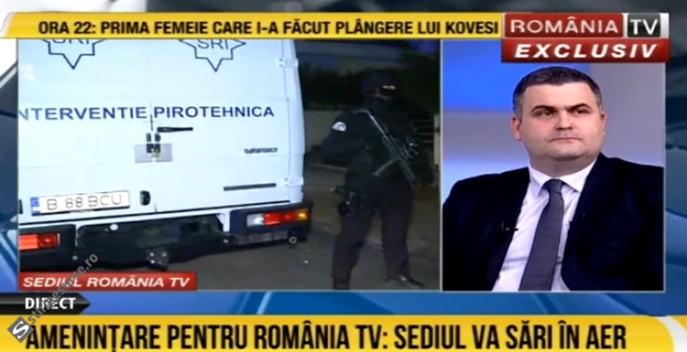 
    Alertă cu bombă la sediul România TvFoto: Știri pe surse  