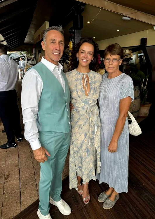 Stephanie și Daniel, acum divorțați, alături de fiica lor, Pauline