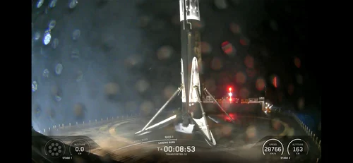 Lansarea satelitului românesc EMISAR FOTO: Captură video