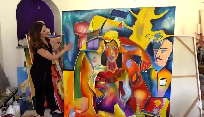 O reprezentare a personajului Pocahontas