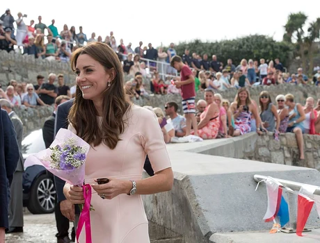 The Duke and Duchess of Cambridge studied  the work of the Wave Project on Newquay's Towan Beach jpeg