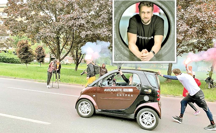 
    Tomislav Lubejak, din Zagreb, Croația, are 27 de ani  