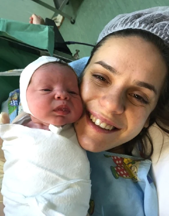 Nicoleta Cîrjan, alături de fiica sa, Iris Anna