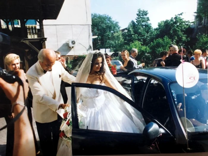 Nouri Nouri, acum 20 de ani, în ziua nunții cu Daniel Iordăchioaie