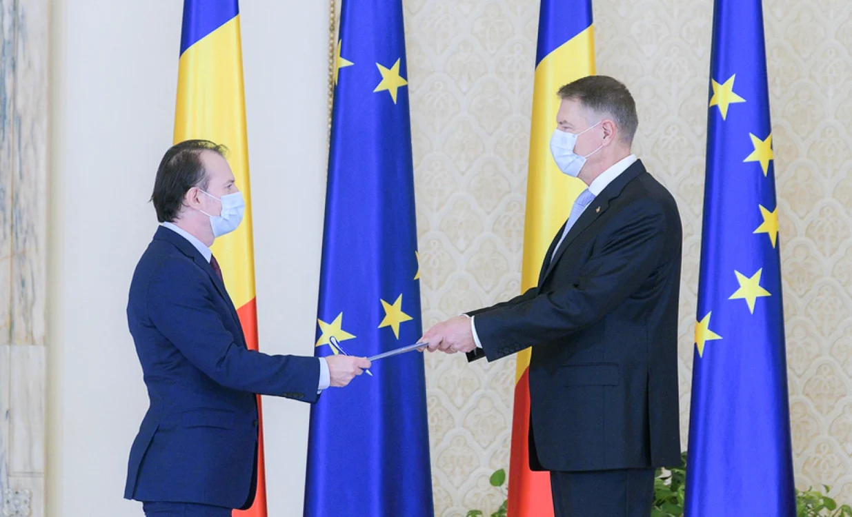 Klaus Iohannis şi Florin Cîţu FOTO Presidency.ro