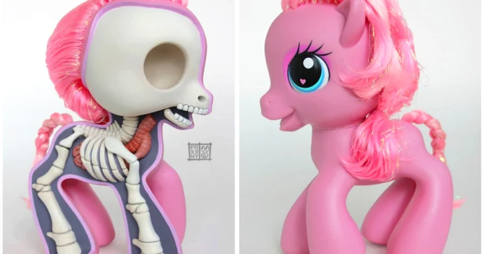 Little Pony poate arăta şi astfel, în viziunea artistului Jason Freeny FOTOGRAFII Huffington Post