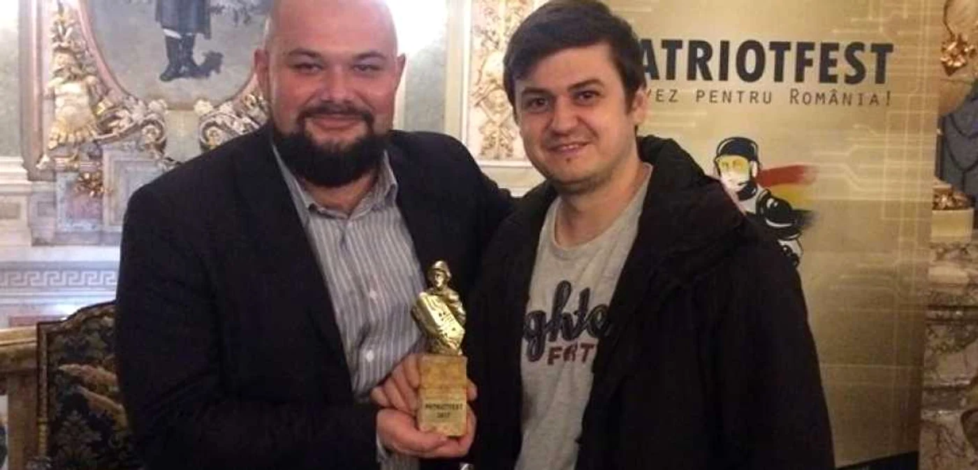 Bogdan Bocşe şi Cosmin Nicula au primit, pentru business-ul lor VisageCloud, locul I la categoria inteligenţă artificială în cadrulconcursului PatriotFest Foto: Arhivă personală