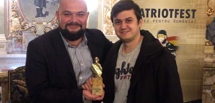 Bogdan Bocşe şi Cosmin Nicula au primit, pentru business-ul lor VisageCloud, locul I la categoria inteligenţă artificială în cadrulconcursului PatriotFest Foto: Arhivă personală