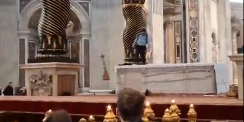 roman vandalizat vatican FOTO Captura video