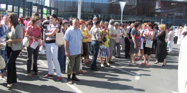 Grevă la Direcţia Fiscală din Timişoara Foto