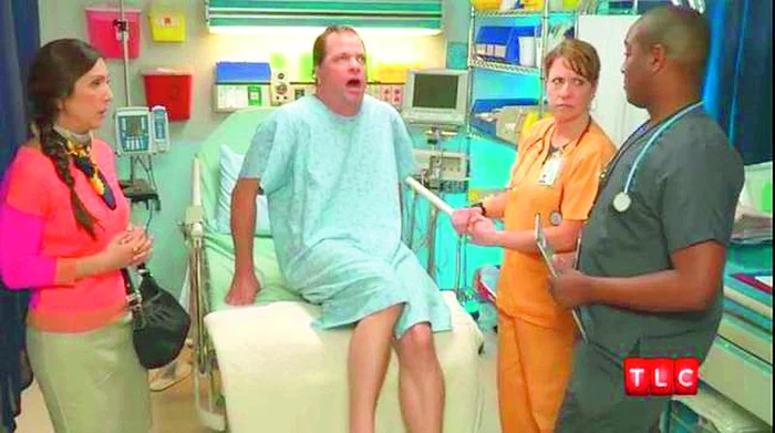 
    Bărbatul s-a ruşinat când soţia a povestit ce s-a întâmplat (Foto: captură video TLC)  