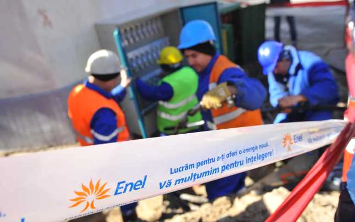 Lucrări Enel FOTO Arhivă Adevărul