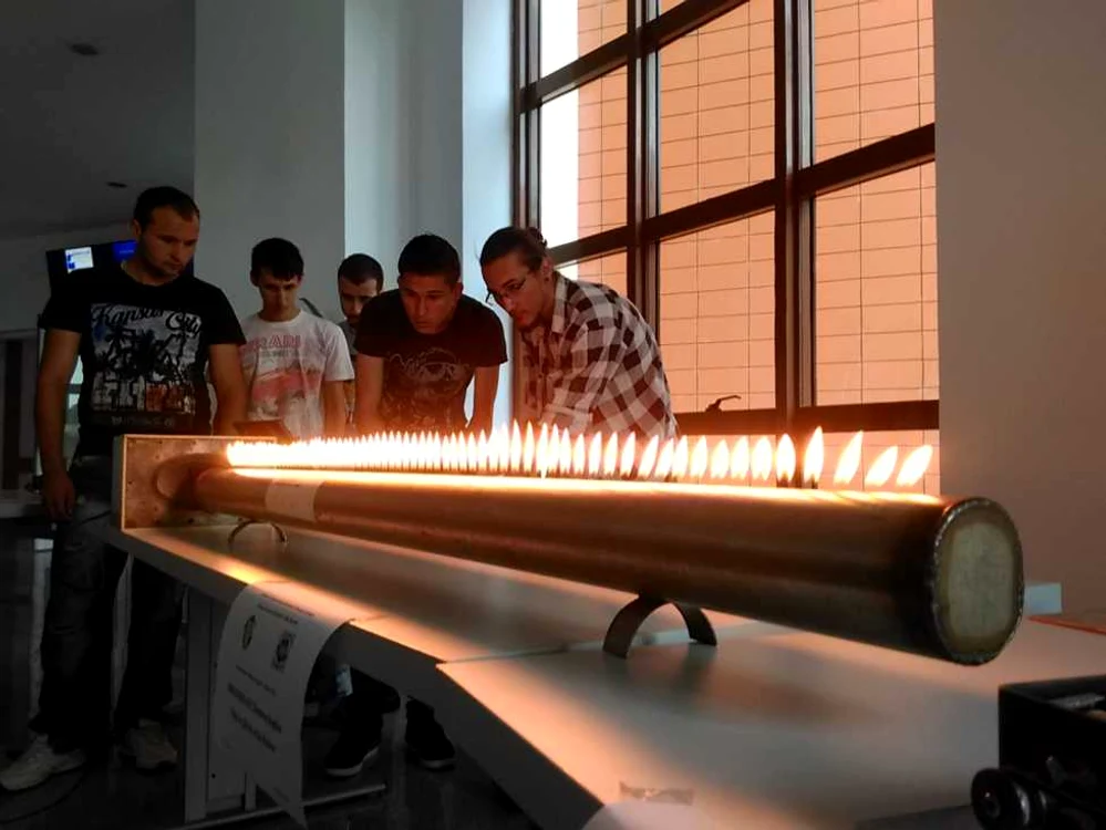 Concursul a fost organizat de UVT împreună cu Societatea de Robotică din România, filiala Târgovişte şi Liga Studenţilor