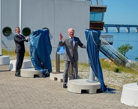 Frederik, Mary, Carl Gustaf, Silvia la cea de a 25 a aniversare a Podului Øresund