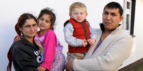 Familia de romi din Irlanda