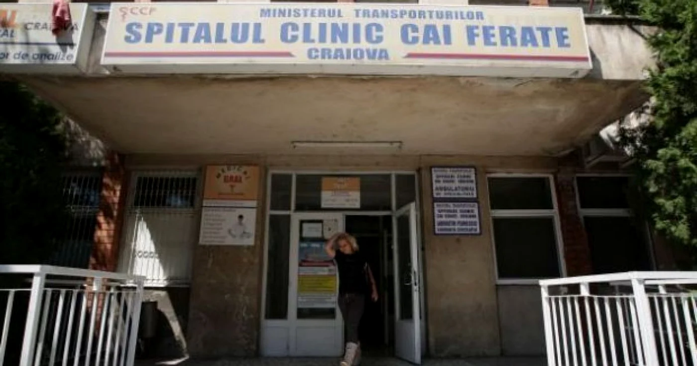 Spitalul CFR din Craiova. Foto: Arhivă.
