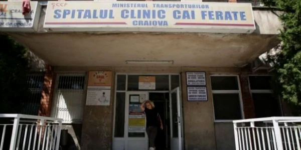 Spitalul CFR din Craiova. Foto: Arhivă.