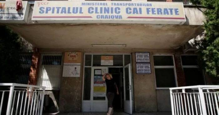 Spitalul CFR din Craiova. Foto: Arhivă.