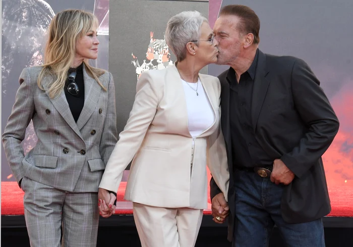 Melanie Griffith, alaturi de Jamie Lee Curtis si Arnold Schwarzenegger Profimedia jpg