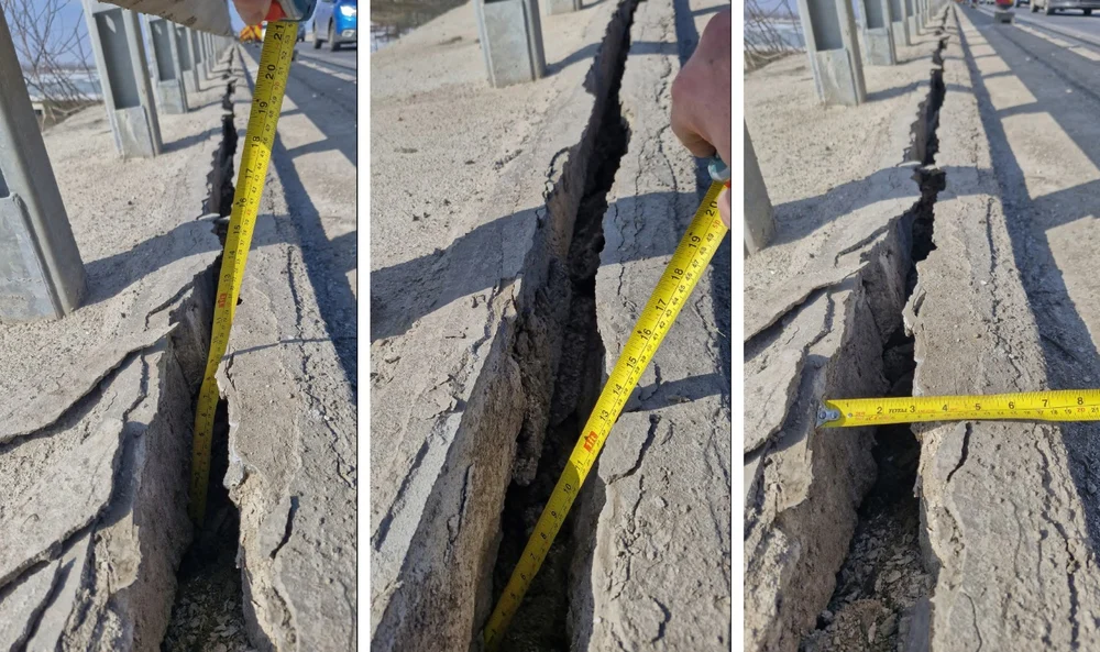 Probleme la pasajul peste Autostrada A0, lângă Berceni, la 2 ani de la inaugurare. Cum explică CNAIR