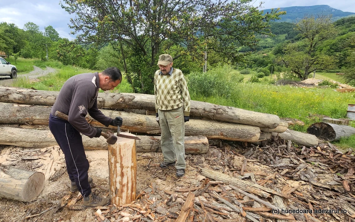 Meșterul Dorel Ștefan din Blăjeni, Hunedoara  Foto Daniel Guță  ADEVĂRUL (107) jpg