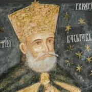 Tabloul votiv al domnitorului Matei Basarab, detaliu pictură Mănăstirea Arnota Vâlcea Foto Florin Epure pentru Adevărul