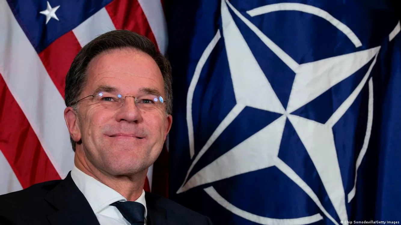 Secretarul general al NATO, olandezul Mark Rutte, la Davos