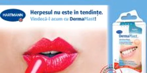 DermaPlast antiherpetic este foarte uşor de utilizat datorită formei ovale 