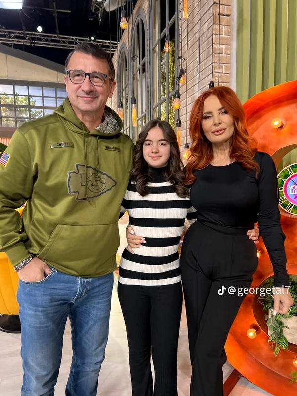 Maria, alături de părinții ei / foto: TikTok