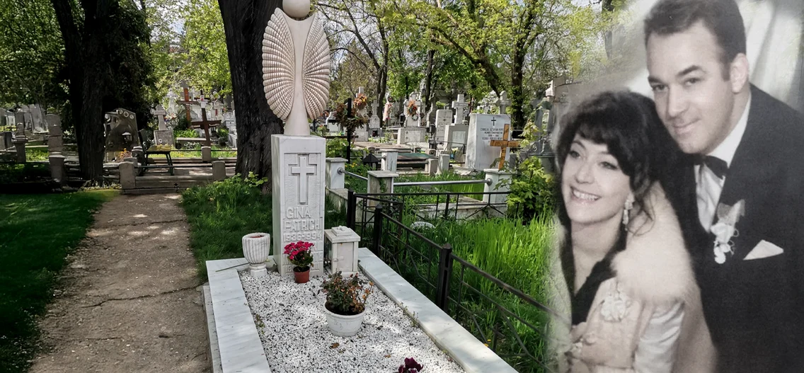 Așa arată mormântul regretatei actrițe Gina Patrichi, din cimitirul Bellu. Soțul a adorat-o Foto : Blitz Click!