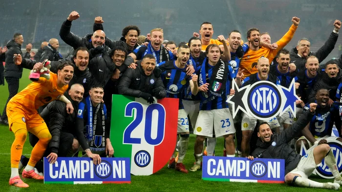 Inter Milano a cucerit titlul cu numărul 20 în Italia. FOTO: Platforma X