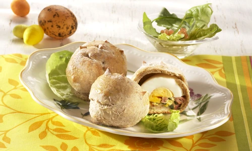 Rolls Stuffed with Smoked Meat and Eggs jpeg