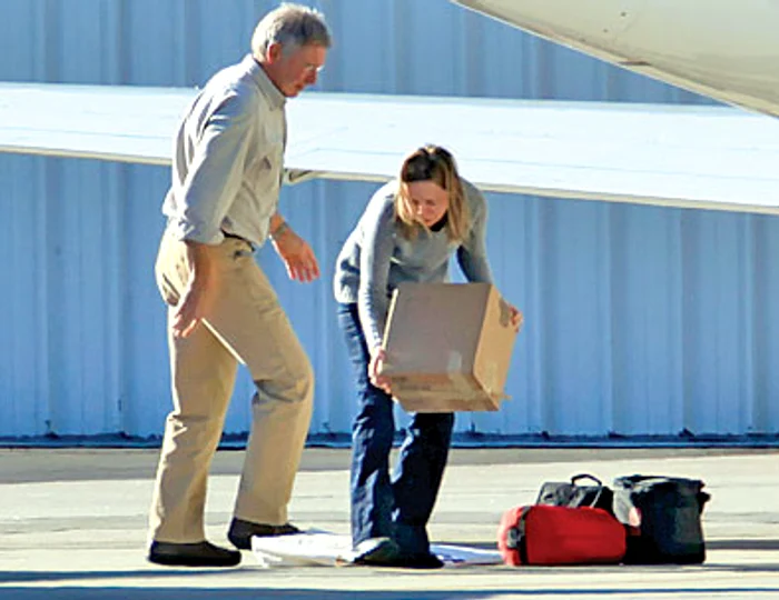 Aterizarea a fost  impecabilă (fotografii: Guliver / Splashnews)