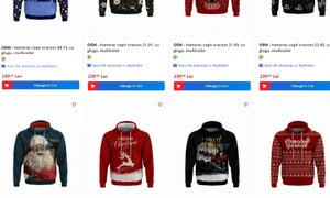 Cele mai spectaculoase hanorace festive, cadouri inspirate de Crăciun pentru copii Sursă eMAG jpg