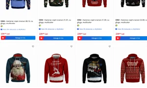 Cele mai spectaculoase hanorace festive, cadouri inspirate de Crăciun pentru copii Sursă eMAG jpg