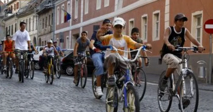 Sibiu: „ Ziua fără maşină“, marcată printr-o plimbare cu bicicleta