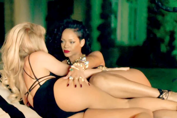 Rihanna şi Shakira (Fotografii: capturi video)