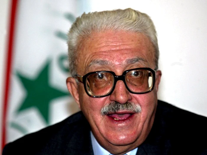 
    Tariq Aziz a fost şeful diplomaţiei externe a Irakului în timpul lui Saddam Hussein. (Foto: EPA)  