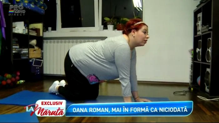 Oana Roman face gimnastică pentru femei însărcinate