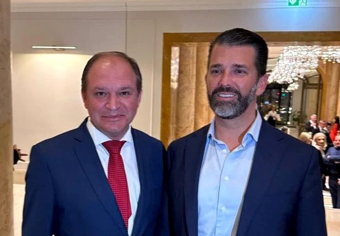 Ion Ceban și Donald Trump Jr. au avut discuții la București. FOTO: Facebook